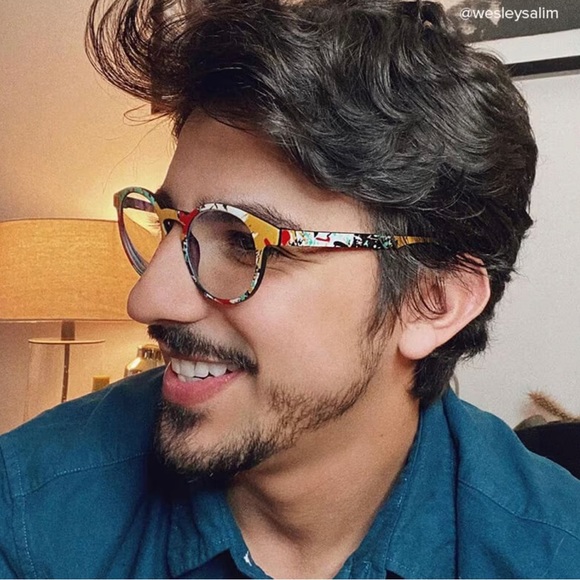 Bold-Multi-Colored UNISEX Non-Prescription Frames - Picture 2 of 8